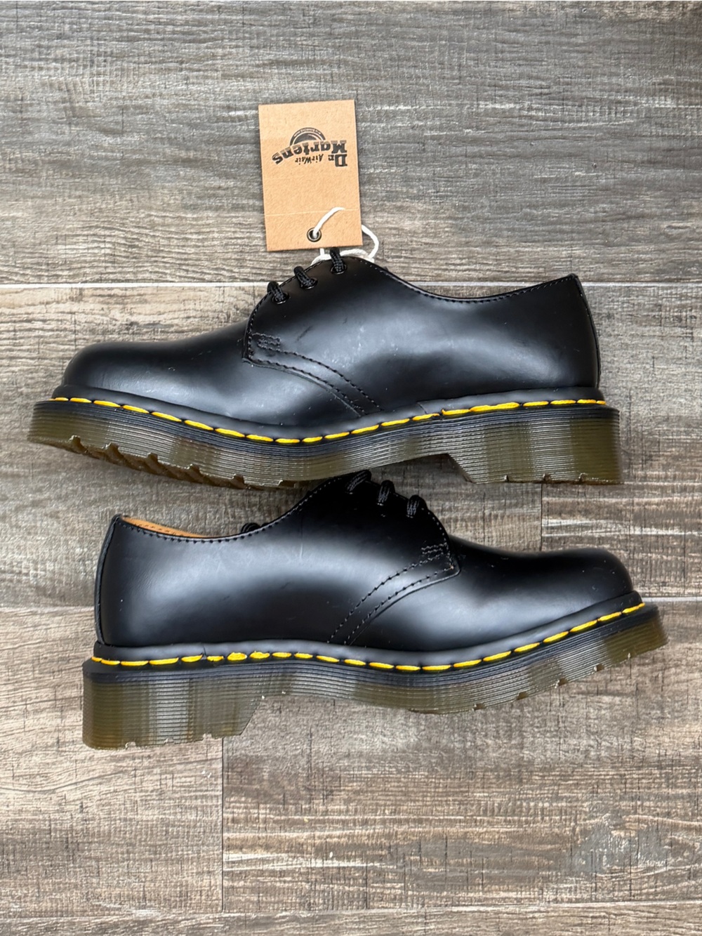 BRAND NEW NWT Black leather Dr. Martens platform shoes #platform #drmartens - Picture 2 of 7